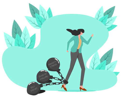 illustration-of-a-woman-in-with-chains-of-self-doubt